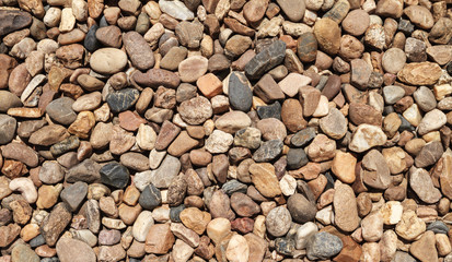 Close-up of rocks on texture.