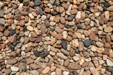 Close-up of rocks on texture.