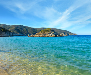 Fototapeta premium Summer sea coast, Sithonia, Greece