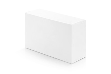 white paper box for products design mock-up