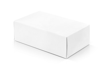 white paper box for products design mock-up