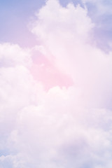 Fototapeta premium chmura w tle w pastelowym kolorze