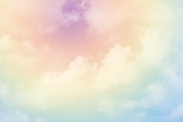 cloud background with a pastel colour