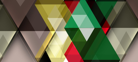 Abstract concept triangle graphic element. Technology background. Banner, poster template