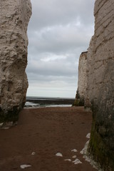 Kalkklippen in Kent. Chalk cliffs Botany Bay