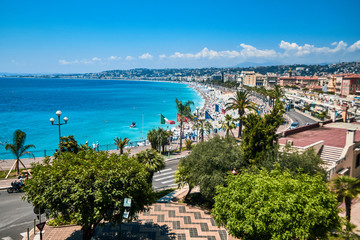 view of the city Nice