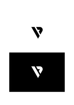 V D company logo template.