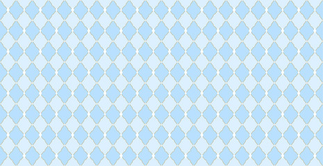 Light blue vector background with diamond, elegante golden line. Decorative  backdrop for invitation card, wrapper and decoration birthday party. Wallpaper for prince's style kid room. Gift wrap paper © Alona Khadzhyoglo