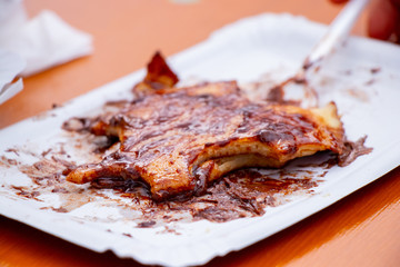 Fast aufgegessen crepes