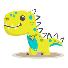 Cute baby boy dinosaur	