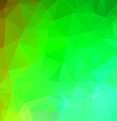 Fototapeta na wymiar Abstract multicolor emerald green background. Vector polygonal design illustrator