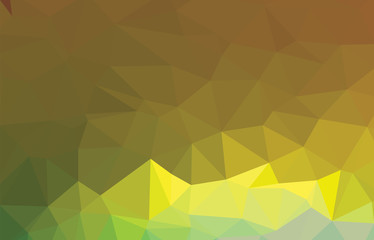 Abstract multicolor golden yellow background. Vector polygonal design illustrator