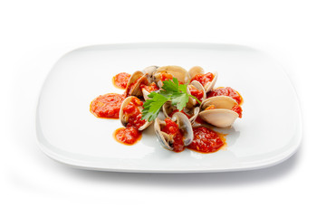 Almejas con Tomate
