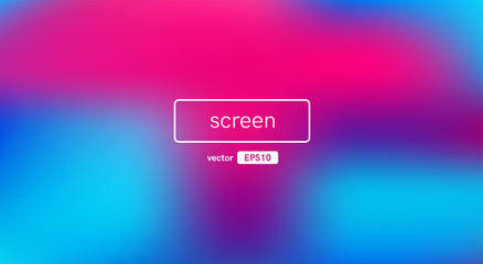 Abstract blurred gradient background. Blue, pink color. Unfocused style bokeh. Colorful editable mesh. Soft pastel colored blur. Minimal modern style. Beautiful template. EPS10 vector illustration.