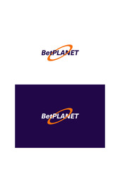 Bet planet company logo template.