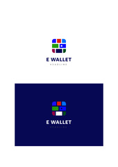 E wallet company logo template.