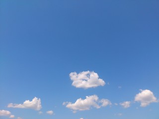 blue sky with clouds