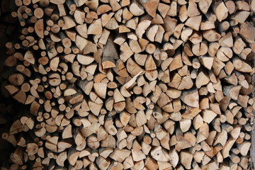 pile of fire wood