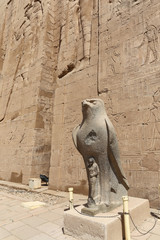 Horus Statue in Edfu Temple, Edfu, Egypt