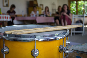 Fototapeta na wymiar Drum classes
