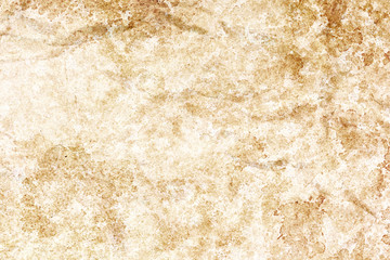 Yellow brown stained paper. Rustic grunge parchment. Empty copy space antique secret message background.