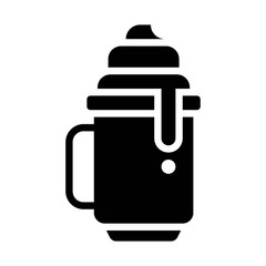 Milkshake vector, Chirstmas menu solid style icon