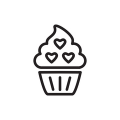 croissant icon vector flat design