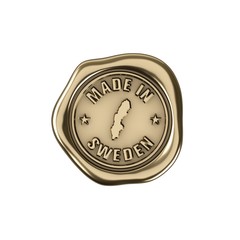 Product manufactured in Sweden. Golden seal of quality.