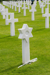 Graveyard in Normandy, France, II world war