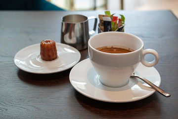 Cup of Coffee  in a White Cup