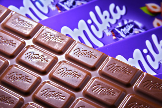 Assorted Milka chocolates
