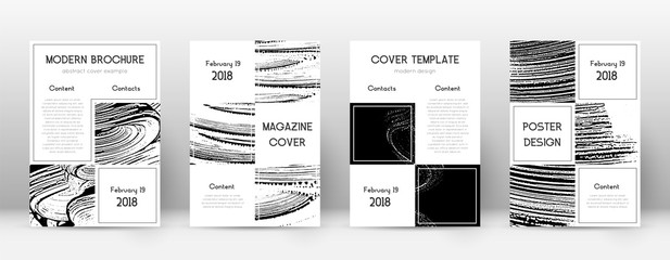 Cover page design template. Business brochure layo