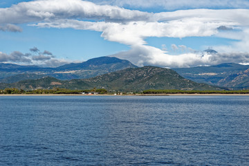 Sailboat off the coast of Sardinia - Italy