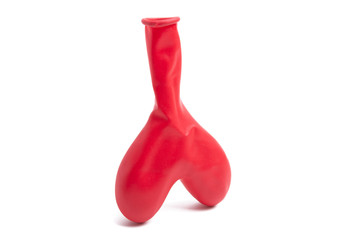 heart balloon isolated