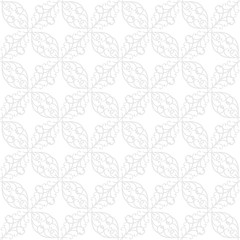 Abstract twig seamless pattern. Fashion graphic on white background design. Modern stylish abstract texture. Monochrome template for prints, textiles, wrapping, wallpaper, etc. Vector illustration.