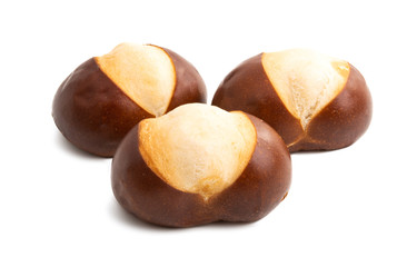 sandwich buns isolated