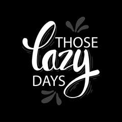Those lazy days greeting card