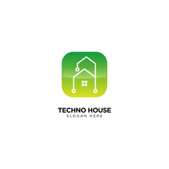 smart home icon house logo electricity electric energy power