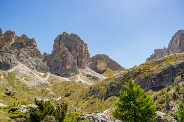 View of the mountains near Lake Misurina, Belluno - Italy