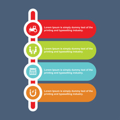 Infographic business template vector illustration