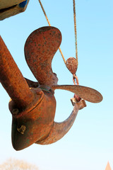 Oxidation rust propeller