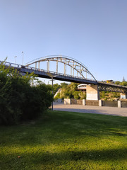 river, city, summer and sun
