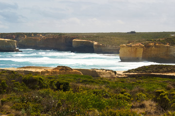 Razorback rock in Port Campbell National Park, Victoria, Australia