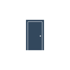Apartment door icon for web and mobile