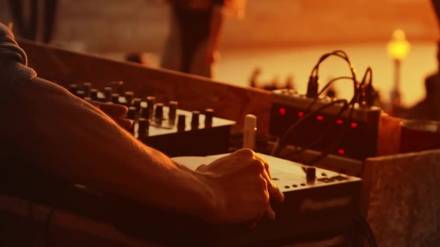 Sound mixer, professional sound audio controller, music DJ