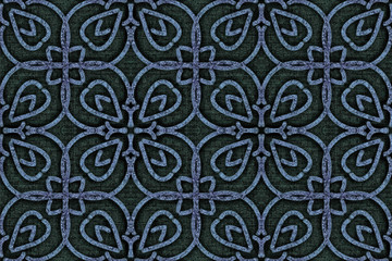 Seamless endless repeating multicolored bright ornament of different colors