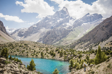 Alaudin Lake in the Fann Mountains