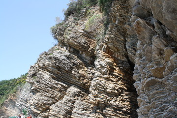 wall of rock