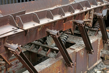 abandoned mechanical equipment