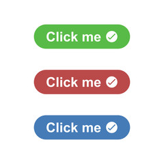 Colorful Set of Click Buttons